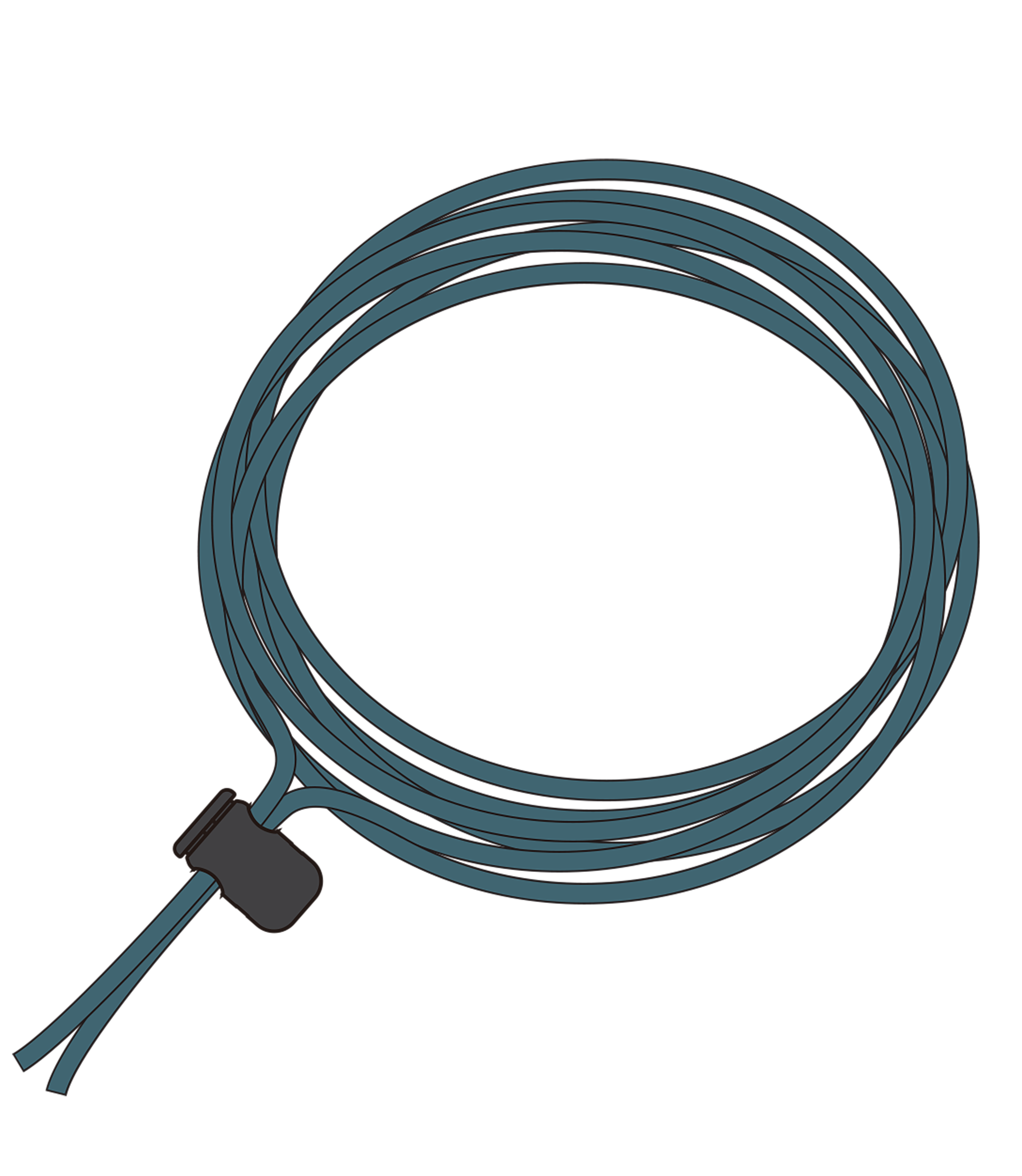 Pingora Backpack Lash Kit in ocean color