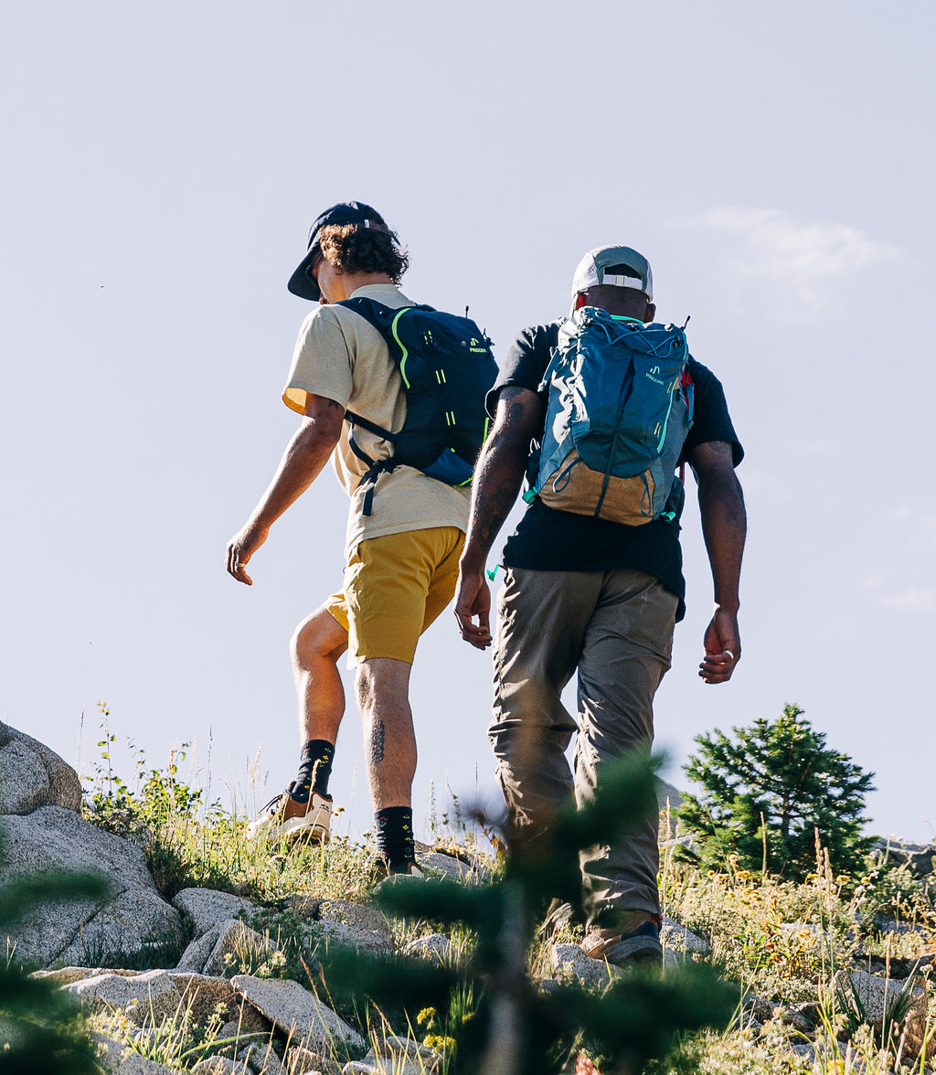 Pingora Lucid 25L hiking backpack shown on hikers