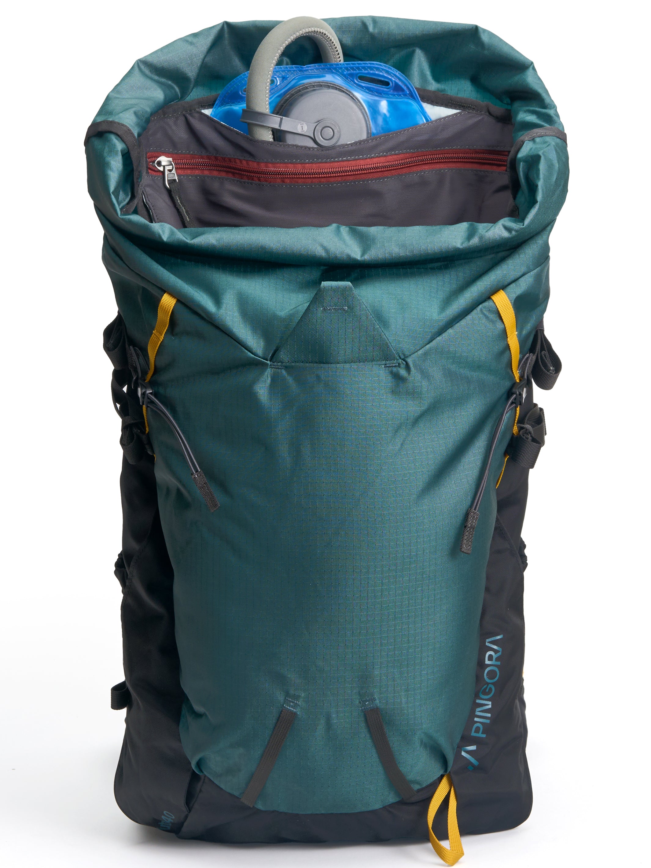 Pingora Outro Backpacking Backpack showing hydration reservoir