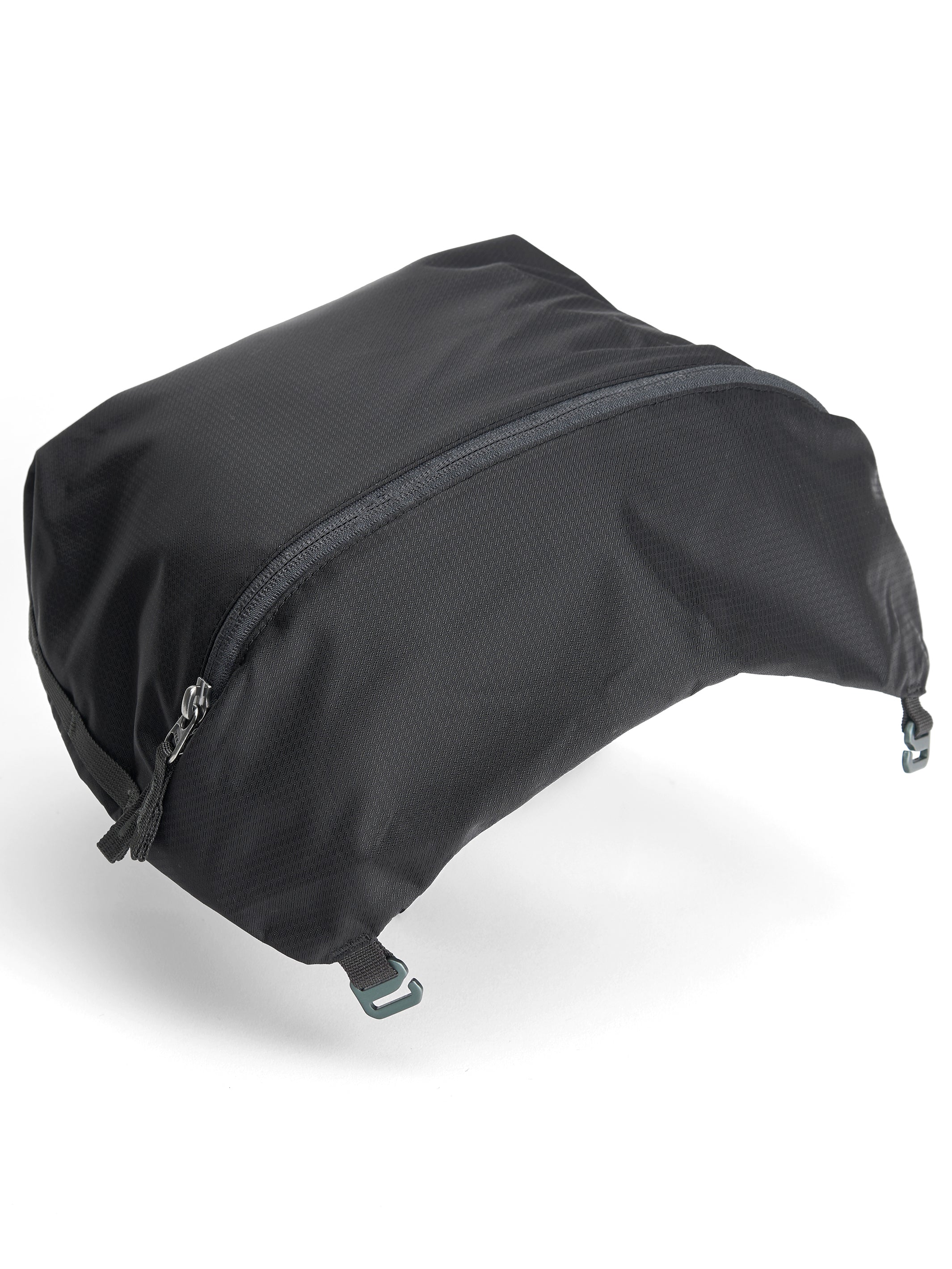 The Pingora Top Pocket for additional backpack storage, branded Pingora, with a zipper closure and a clip attachment.