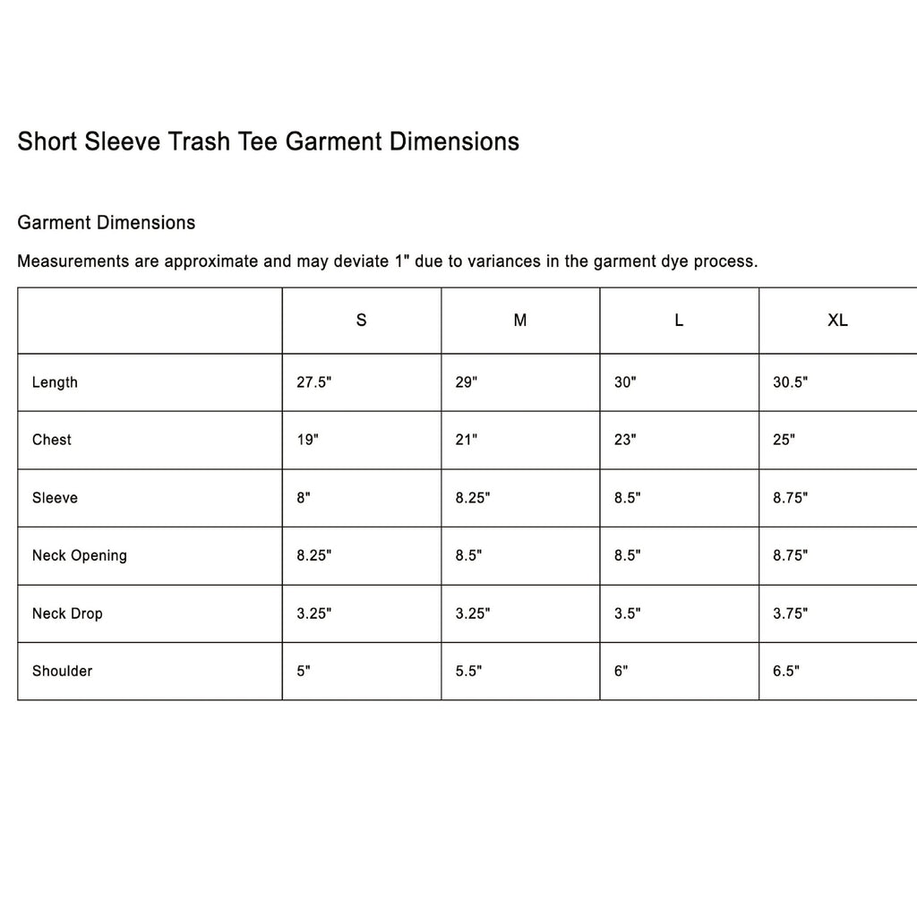 Pingora "Un-Natural" Trash Tee 100% Reclaimed Waste Cotton