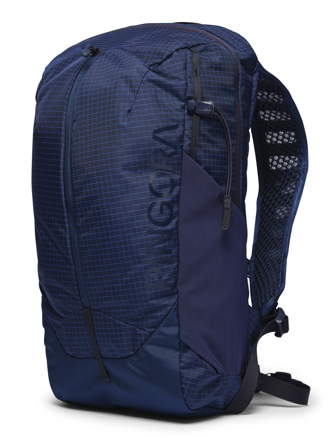 Image of the blue Remote Z 20 liter zipper backpack. Perfect daypack for hiking, includes hydration, medium size day pack.