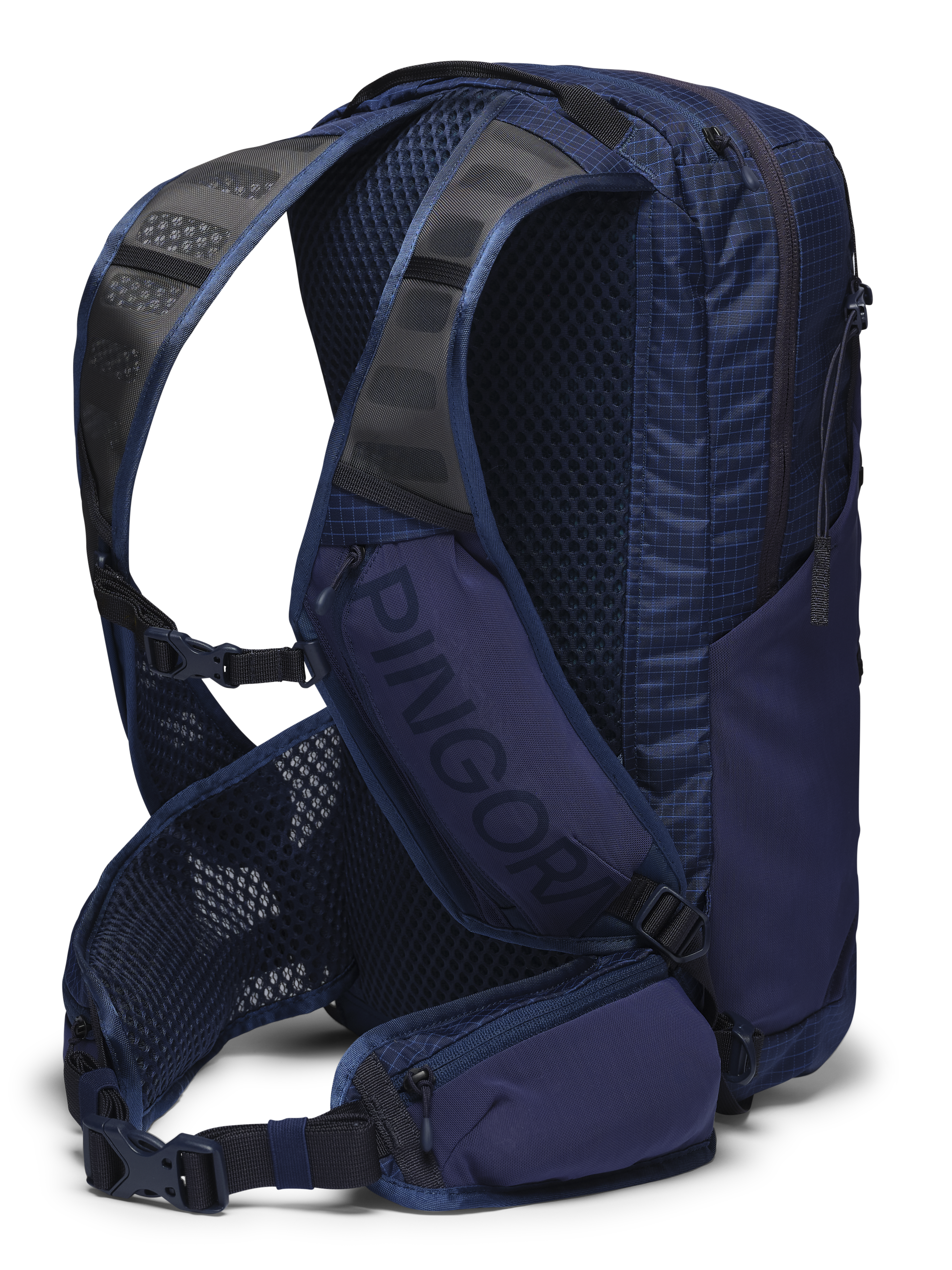 Image of the blue Remote Z25 zippered backpack. Perfect daypack for hiking, includes hydration, large size day pack.