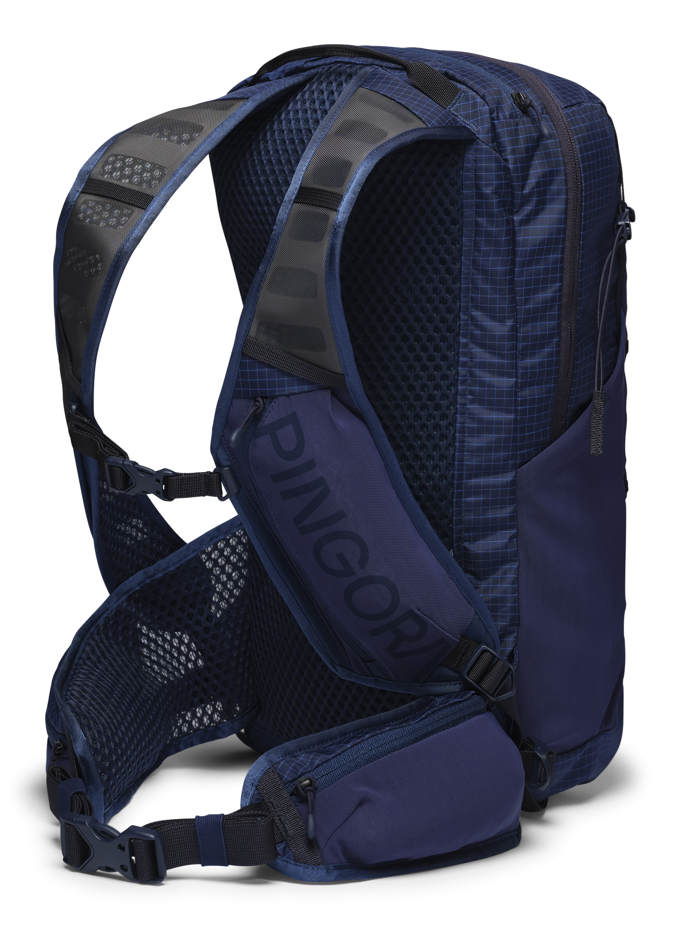 Image of the blue Remote Z25 zippered backpack. Perfect daypack for hiking, includes hydration, large size day pack.